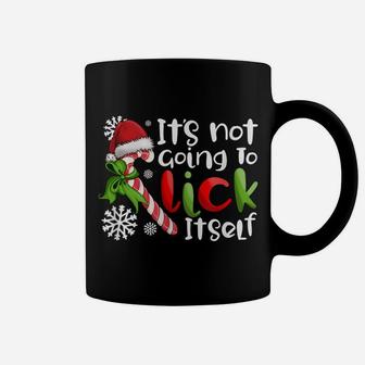 It's Not Going To Lick Itself Funny Christmas Candy Cane Coffee Mug | Crazezy CA