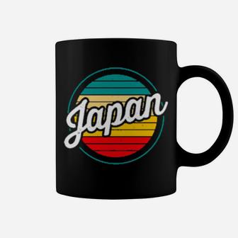 Japan Retro Sunset Vintage Distressed Design Japanese Langarm Coffee Mug - Monsterry