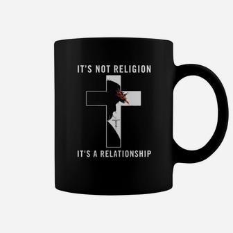 Jesus Its Not Religion Its A Relationship Coffee Mug - Monsterry