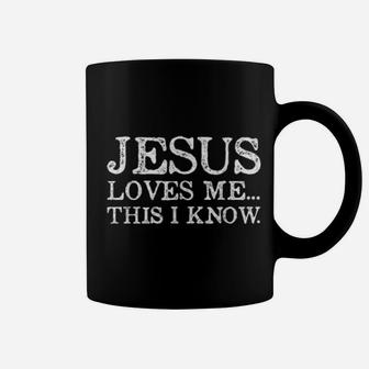 Jesus Loves Me This I Know Christians Coffee Mug - Monsterry