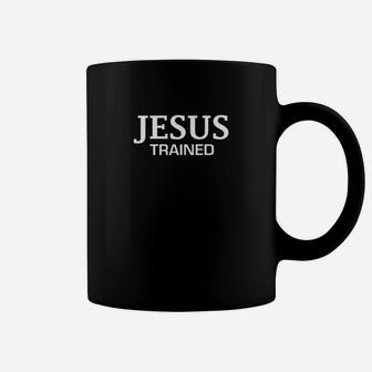 Jesus Trained Wrestling Coffee Mug - Monsterry UK