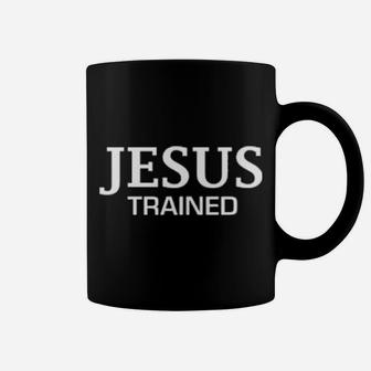 Jesus Trained Wrestling Coffee Mug - Monsterry UK