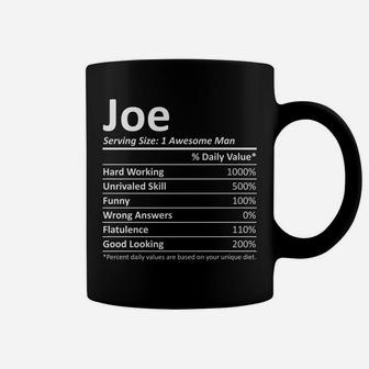 Joe Nutrition Funny Birthday Personalized Name Gift Idea Coffee Mug | Crazezy
