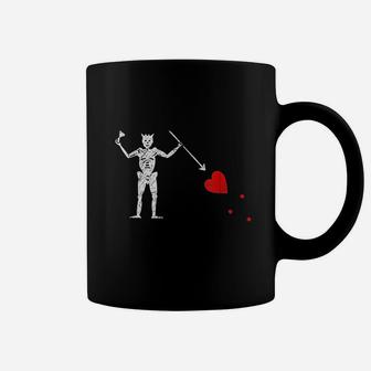 Jolly Roger Pirate Flag Skull Crossbone Blackbeard Coffee Mug - Thegiftio UK