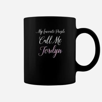 Jordyn Name Personalized Girls Women Cute Pink Gift Coffee Mug - Thegiftio UK