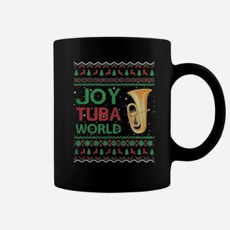 Joy Tuba World Music Lover Xmas Gift Ugly Tuba Coffee Mug - Monsterry AU