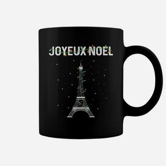 Joyeux Noel French Paris Eiffel Tower Christmas Coffee Mug | Crazezy