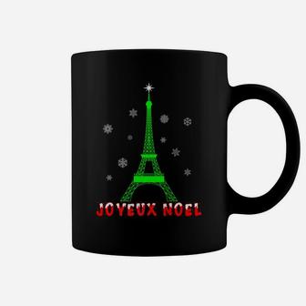 Joyeux Noel French Paris Eiffel Tower Merry Christmas Xmas Coffee Mug | Crazezy DE