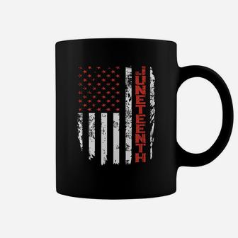 Juneteenth American Flag June 19th Shirt Coffee Mug - Thegiftio UK