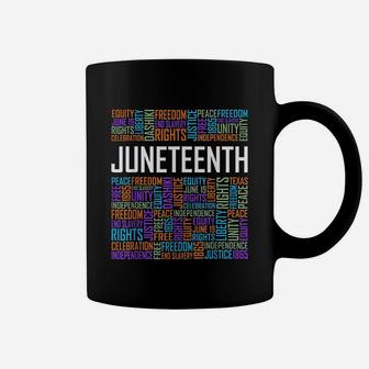 Juneteenth Words Coffee Mug | Crazezy AU