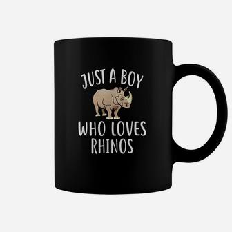 Just A Boy Who Loves Rhinos Coffee Mug | Crazezy AU