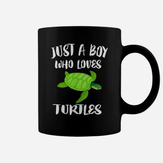 Just A Boy Who Loves Sea Turtles Ocean Animal Gift Coffee Mug | Crazezy