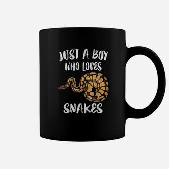 Just A Boy Who Loves Snakes Animal Gift Coffee Mug | Crazezy DE