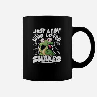 Just A Boy Who Loves Snakes Snake Lover Gift Coffee Mug | Crazezy