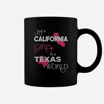 Just A California Girl In A Texas World Coffee Mug - Thegiftio UK
