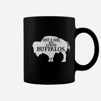 Just A Girl Who Loves Buffaloes Coffee Mug - Thegiftio UK