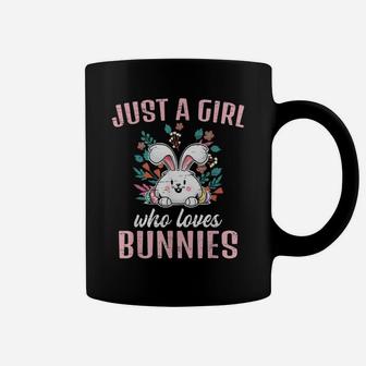 Just A Girl Who Loves Bunnies Easter Day Chocolate Egg Bunny Coffee Mug | Crazezy
