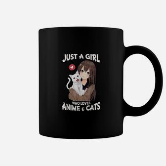 Just A Girl Who Loves Cats Cute Gifts For Teen Girls Coffee Mug | Crazezy DE