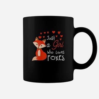 Just A Girl Who Loves Foxes Coffee Mug - Thegiftio UK