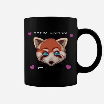 Just A Girl Who Loves Foxes Cute Girls Teens Women Fox Gift Coffee Mug | Crazezy