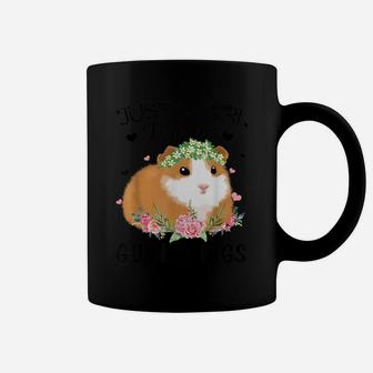 Just A Girl Who Loves Guinea Pigs Shirt Animal Lover Gift Coffee Mug | Crazezy DE