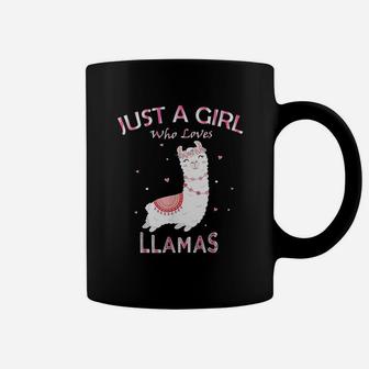Just A Girl Who Loves Llamas Coffee Mug | Crazezy