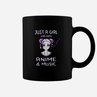 Just A Girl Who Loves Music Fun Gift For Teen Girls Coffee Mug - Thegiftio UK
