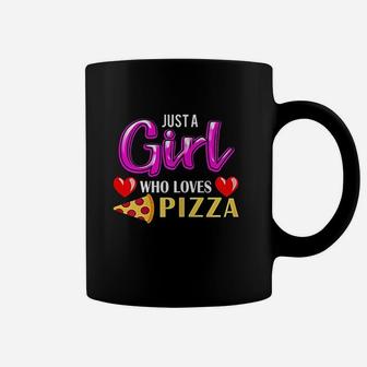Just A Girl Who Loves Pizza Coffee Mug | Crazezy