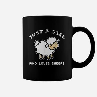 Just A Girl Who Loves Sheep Coffee Mug | Crazezy UK