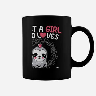 Just A Girl Who Loves Sloths & Sloth Lovers Coffee Mug | Crazezy