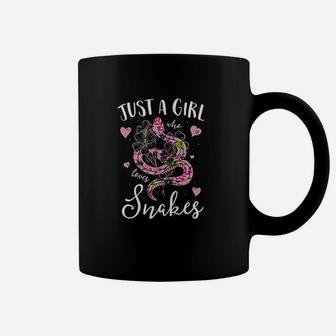Just A Girl Who Loves Snakes Coffee Mug | Crazezy