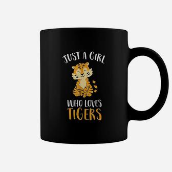 Just A Girl Who Loves Tigers Coffee Mug - Thegiftio UK