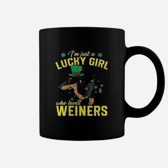 Just A Girl Who Loves Weiners Dog Coffee Mug | Crazezy DE