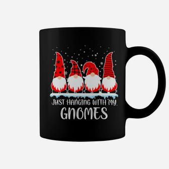 Just Hanging With My Gnomes Ugly Xmas Costume Coffee Mug - Monsterry AU