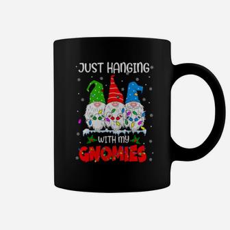 Just Hanging With My Gnomies Ugly Xmas Costume Coffee Mug - Monsterry AU