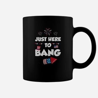 Just Here To Bang Coffee Mug | Crazezy DE