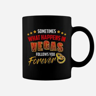 Just Married In Las Vegas Wedding Coffee Mug - Thegiftio UK
