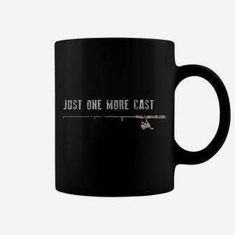 Just One More Cast Father's Day Gift Funny Fishing Coffee Mug | Crazezy