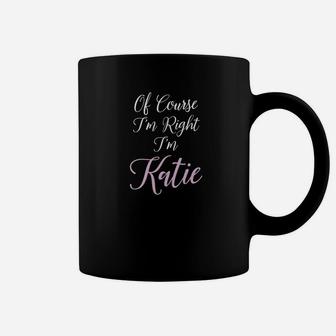 Katie Name Personalized Girls Women Cute Pink Gift Coffee Mug - Thegiftio UK