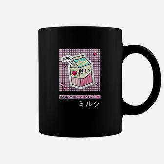 Kawaii Japanese Aesthetic Milk 90S Coffee Mug | Crazezy
