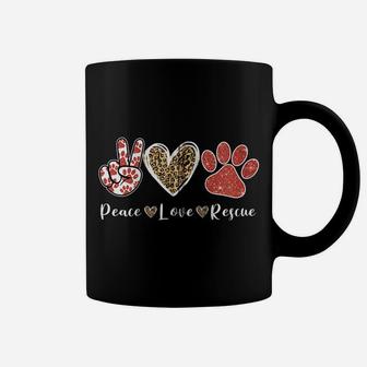 Ki Peace Love Rescue Dog Cat Lover Costume Pet Owners Zip Hoodie Coffee Mug | Crazezy CA