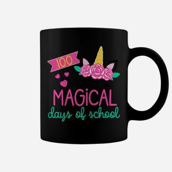 Kids 100Th Day Of Kindergarten Gift For Girls 100 Magical Days Coffee Mug | Crazezy