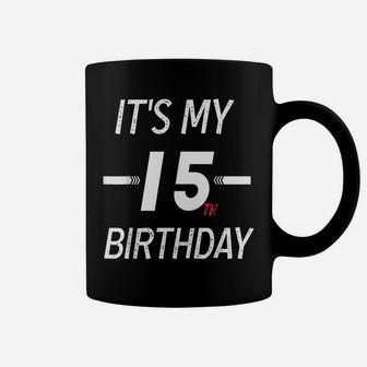 Kids 15Th Birthday It's My 15Th Birthday Happy 15 Year Old Coffee Mug | Crazezy CA
