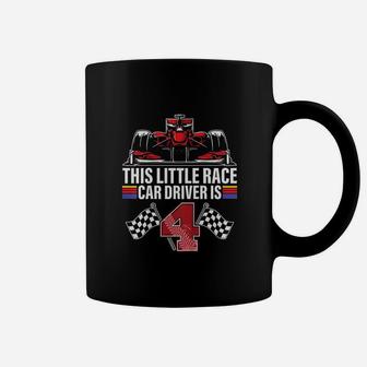 Kids 4 Year Old Race Car Birthday Formula 4Th Racing Party Gift Coffee Mug | Crazezy AU