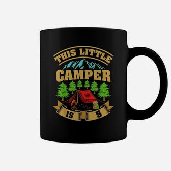Kids 5Th Camping Birthday Camper Lover 5 Year Old Coffee Mug | Crazezy CA