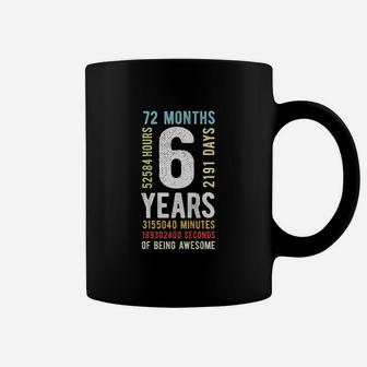 Kids 6Th Birthday 6 Years Old Vintage Coffee Mug | Crazezy DE
