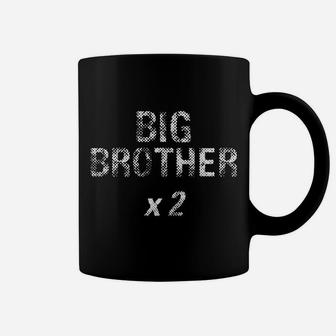 Kids Big Brother X2 - Twins & Big Brother Announcement Shirt Coffee Mug | Crazezy
