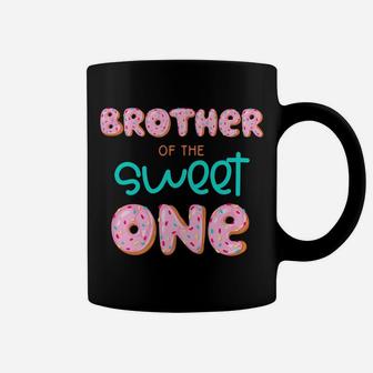 Kids Brother Of Sweet One First Birthday Matching Family Donut Coffee Mug | Crazezy AU