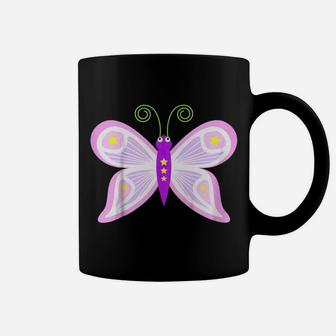 Kids Cute Purple Pink Fun Butterfly Friends Coffee Mug - Thegiftio UK