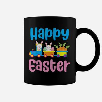 Kids Happy Easter Bunny Rabbit Egg Hunting Train Lover Coffee Mug | Crazezy UK